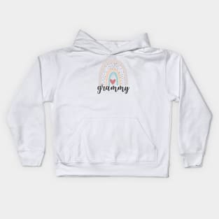 Pastel Rainbow Grammy Kids Hoodie